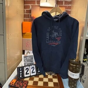 Men's Wrangler Long Live Cowboys Pullover Hoodie